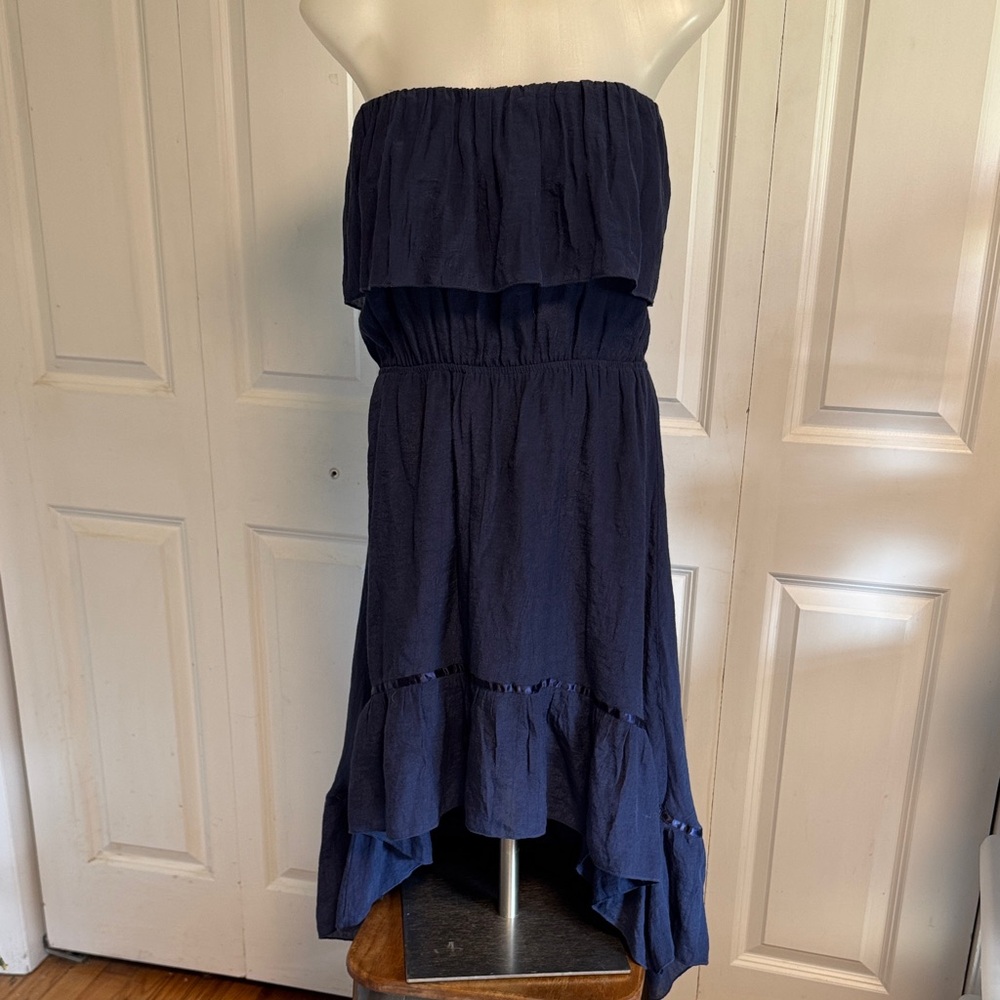 Ya Los Angeles Navy Blue Casual Top